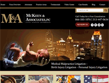 Tablet Screenshot of mckeenassociates.com